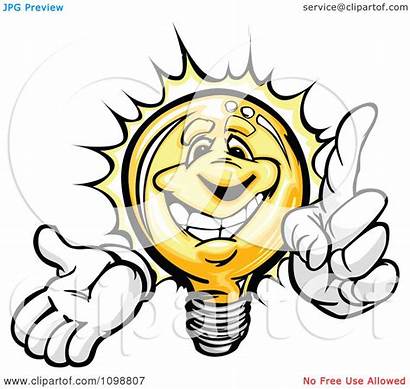 Idea Smart Bright Bulb Clipart Yellow Illustration