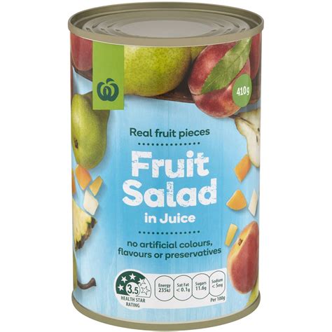 Woolworths Fruit Salad In Juice 410g Woolworths