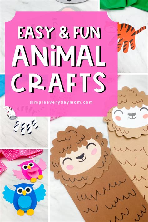 99 Best Animal Crafts For Kids With Templates Simple Everyday Mom