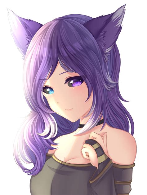 fox girl [commission] by shimayaeiko on deviantart