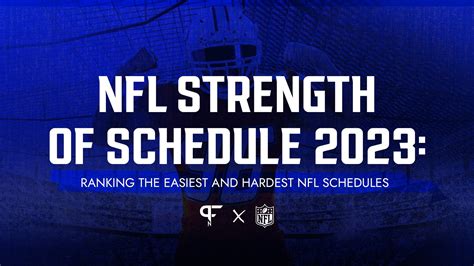 Remaining Nfl Strength Of Schedule 2023 Ranking The Easiest And