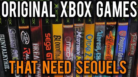 8 Original Xbox Exclusives That Microsoft Need To Update For The Xbox