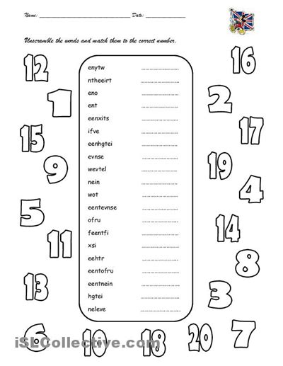 7 Best Images Of Spanish Number Words Worksheet Spanish Numbers 1 20