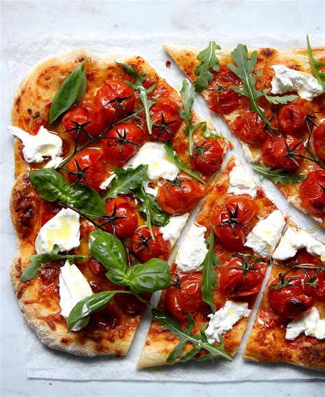 Burst Cherry Tomato Pizza 5 Ingredients Carbgirl