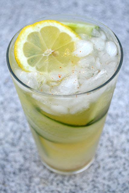 Thirsty Thursday Spicy Gin Cucumber Lemonade I Am A