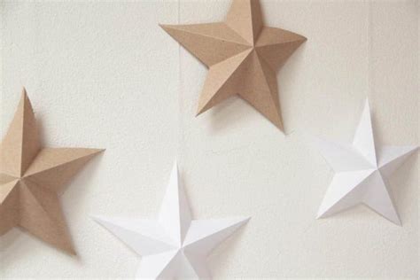 Paper Star Turorial Simple Christmas Decorations