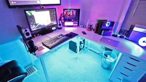 Led Gaming Setup Room I Also Go Through The Process Of How You Can