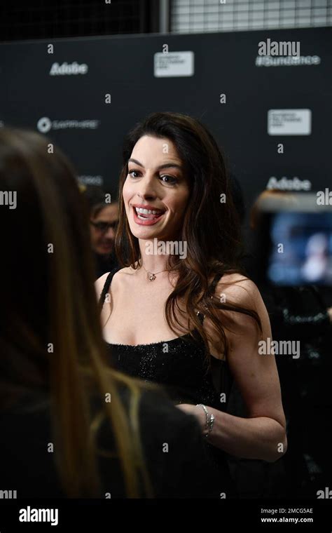 Anne Hathaway Attends The 2023 Sundance Film Festival Eileen Premiere