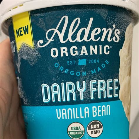 Aldens Organic Vanilla Dairy Free Ice Cream Reviews Abillion