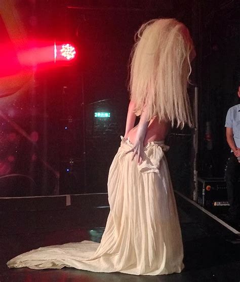 Amazing Stories Around The World Photos Lady Gaga Strips Fully Naked While Performing On Stage