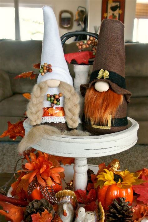 Thanksgiving Gnomes Gnomes Crafts Gnomes Fall Halloween Crafts