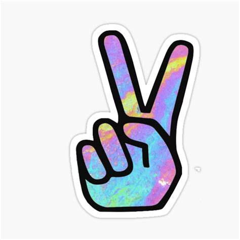 Peace Sign Stickers Redbubble