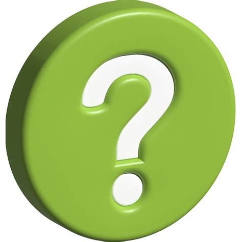 Green Question Mark Icon Png