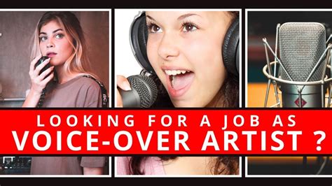 How To Apply For Voice Over Artist Jobs Cartoon Voice Over Artist