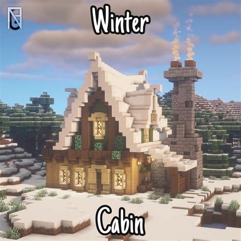 Minecraft Builder Nrgmixs Instagram Photo Winter Cabin Built By Me