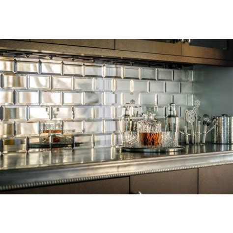 Charlestonmirror Butlerspantry 1 Mirror Backsplash Kitchen Kitchen Mirror Glass Tile Backsplash