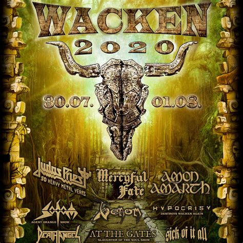 Welcome to the official w:o:a twitter account! Wacken 2020 LINE UP - Hank Shermann | Official Website