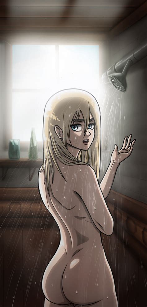 Krista Lenz Shingeki No Kyojin Highres Girl Ass Blonde Hair Nude Solo Image View