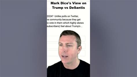 Mark Dices View On Trump Vs Desantis Shorts Youtube