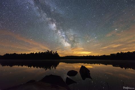 Wallpaper Sky Nature Reflection Water Night Astronomical Object