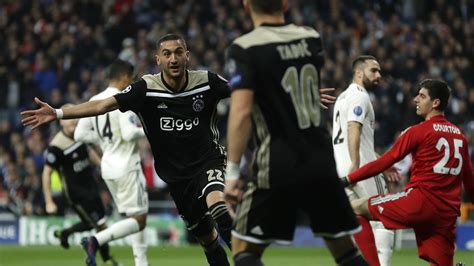 Champions League Live Scores Real Madrid Vs Ajax Video Goals Highlights Free Kick Schone