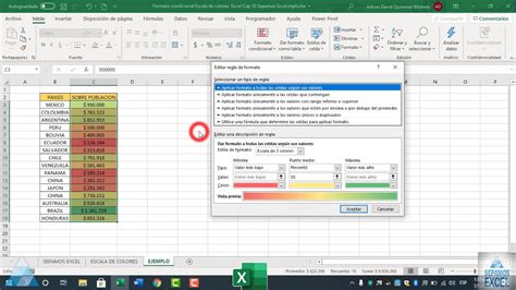 Condicionales En Excel Con Colores