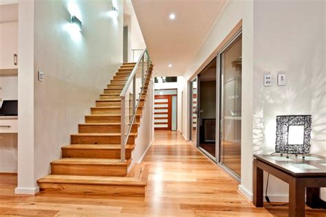 Straight Wooden Staircase Design 2855 House Decoration