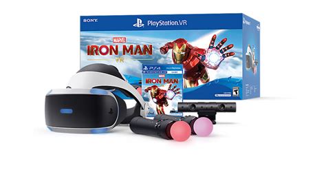Sony Iron Man Psvr Bundle To Include Ps4 Camera Adapter In Us And Canada
