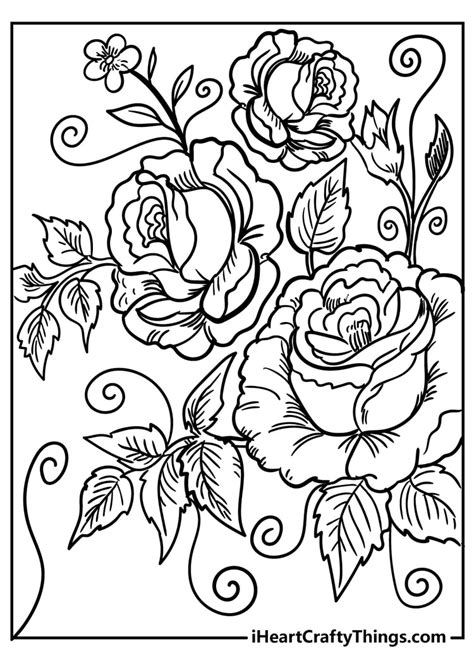 New Beautiful Flower Coloring Pages 100 Unique 2021