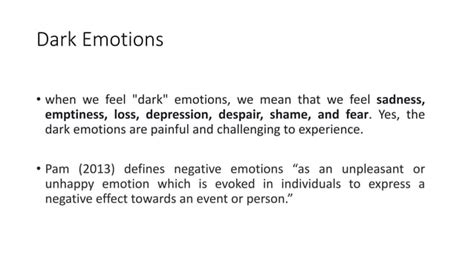 Dark Emotionspptx