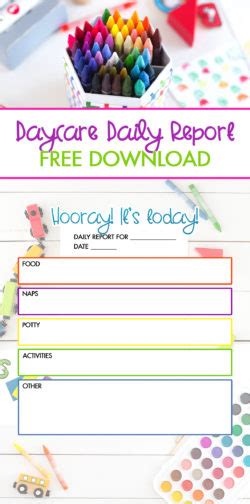 Anxiety can be debilitating for kids and stressful for families. Free Daycare Daily Report | Child Care Printable - The DIY ...