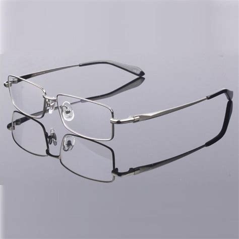 reven jate titanium alloy eyeglasses frame full rim rectangular metal glasses eyewear frame