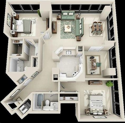 30 Modern 3d Floor Plans Help You To Make Your Dream Home To See More