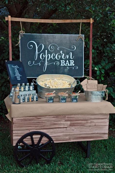 Popcorn Bar Collection Chalkboard Edition Instant Download In 2020