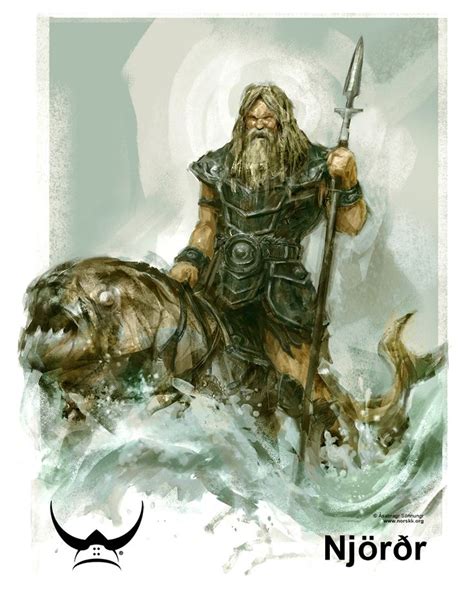Njörðr Njörður Njord Norse Mythology Norse Norse Gods