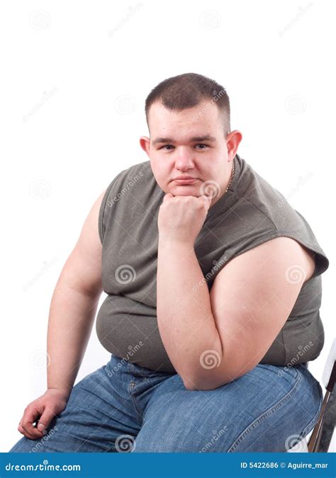 Obese Man Stock Photo Image Of Head Powerful Calm Healthy 5422686
