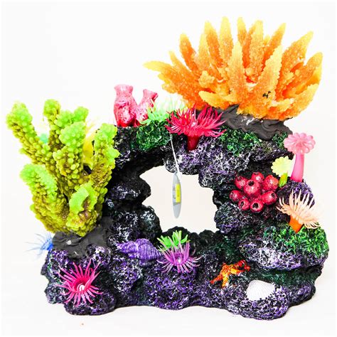 Realistic Aquarium Ornament Fish Tank Decoration Tropical Marine Coral