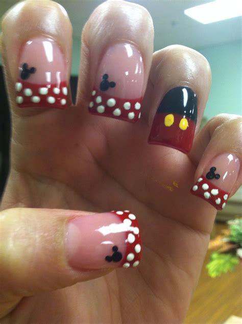 Mickey Mouse Nails Design Gonna Does These For Our Trip To Disney