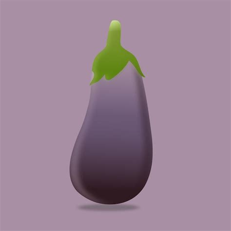 Premium Vector Eggplant Vector Style Realistic