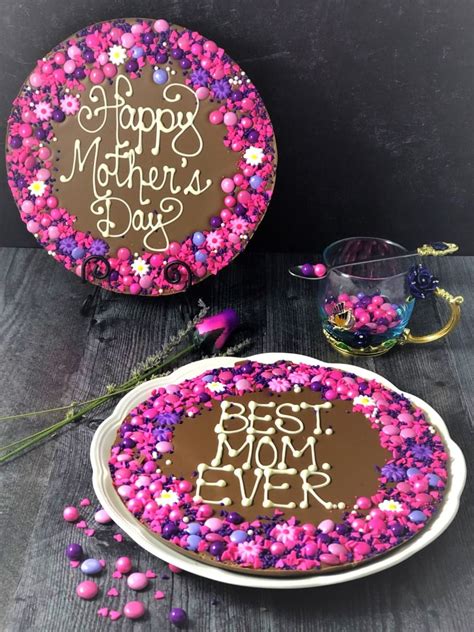 No matter what you decide to make for mom, be sure to make it a very happy mother's day! Mother's Day Chocolate Pizza Gift Delivery