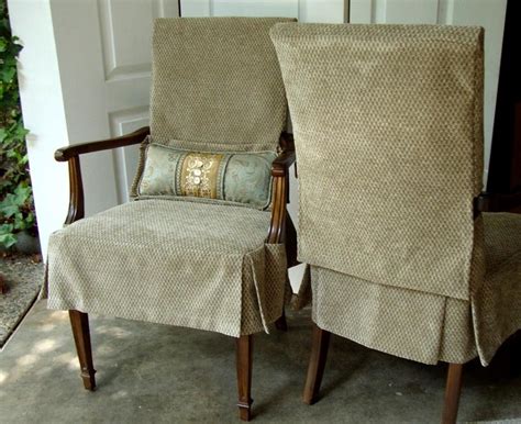 Chun yi wing chair slipcover 2 piece, wingback chair cover with arm for living room, protector for wingchair with elastic bottom. Two Arm Chairs with Custom SlipCovers - By Mary Maki Rae ...