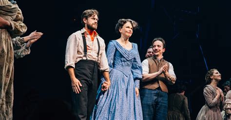 Photos See Aaron Tveit And Sutton Foster Take Their 1st Bows In