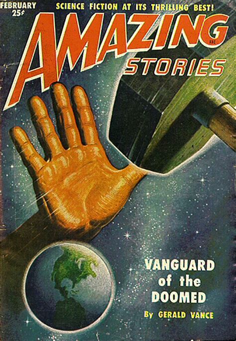 Amazing Stories V25 2 Vanguard Of The Doomed Gerald Vance