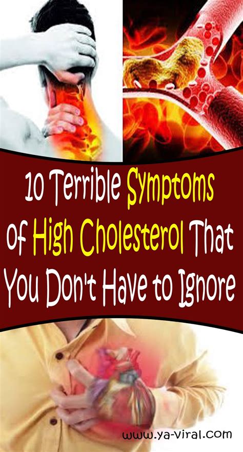 10 Terrible Symptoms Of High Cholesterol That You Dont Have To Ignore