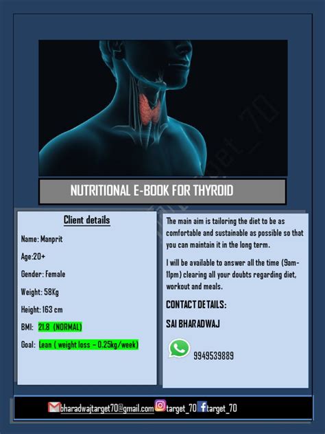 A Comprehensive Nutritional Guide For Thyroid Health A Diet Plan