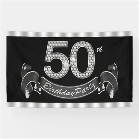 50th Birthday Party Banner Uk