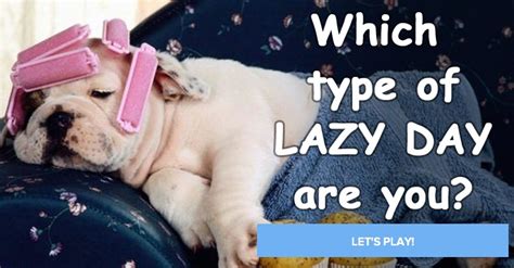 Quiz Which Type Of Lazy Day Are You Stuff Happens