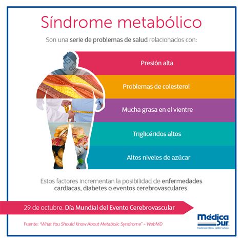 Que Es El Sindrome Metabolico Infografia Infographic Health Images