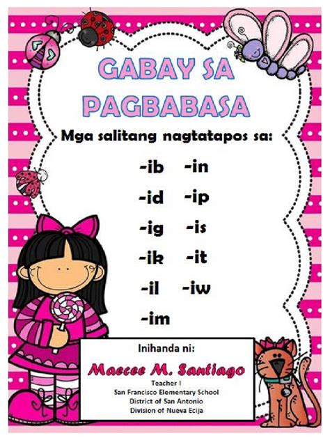 Mga Salitang Nagtatapos Sa Is Ik Il In Im Id Ip