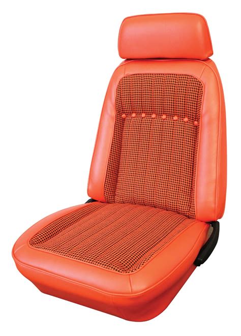 1969 Camaro Deluxe Houndstooth Front Bucket Seat Covers Seat Covers